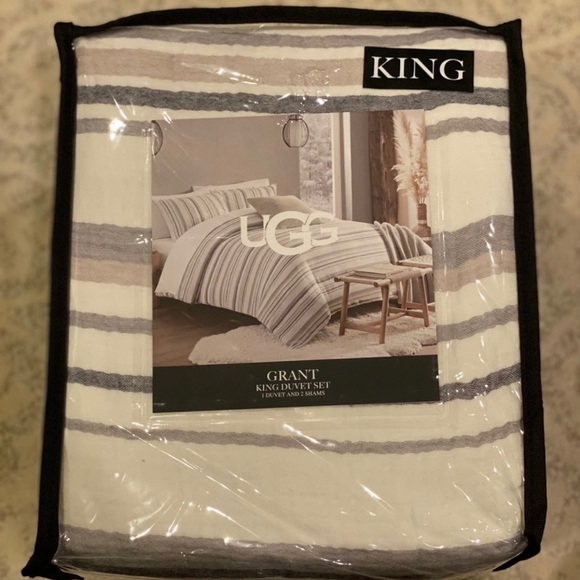 UGG Bedding Ugg Grant King Duvet Set Poshmark